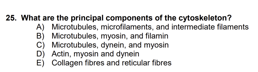 IMAT 2024 Biology Question Example