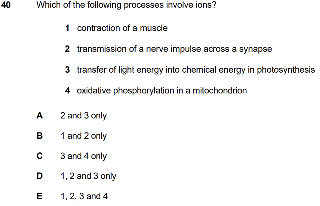 IMAT 2019 Question Example