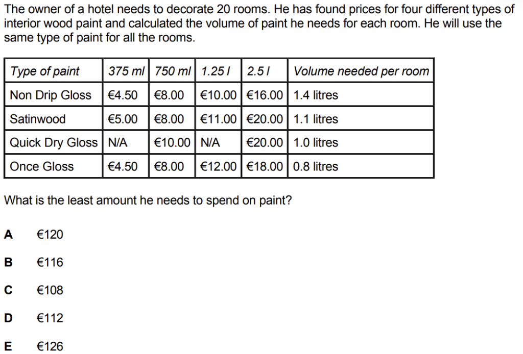 IMAT 2014 Question Example